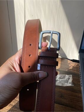 Status Accessories Men’s Leather Belt, 38”